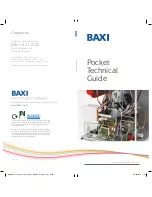 Baxi Duo-tec Combi GA Pocket Technical Manual предпросмотр