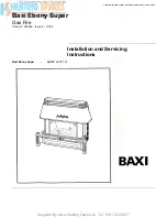 Baxi EBONY SUPER Installation And Servicing Instructions preview