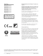 Preview for 2 page of Baxi EcoBlue 12 System ErP Installation And Service Manual