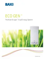 Preview for 1 page of Baxi ECOGEN Product Manual