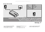 Baxi Gateway 17 Installation Manual preview