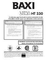 Preview for 1 page of Baxi LUNA HT 330 Installation And Servicing Manual