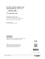 Preview for 80 page of Baxi MainEco Combi 24 Installation And Service Manual