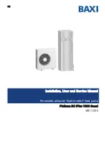 Baxi MIC V200 Installation, User And Service Manual предпросмотр