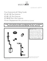 Baxi MULTIFIT Flue Systems Fittings Manual предпросмотр