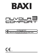 Baxi nuvola3 comfort Instruction Manual For Users And Fitters предпросмотр