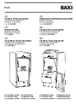 Baxi P-30 Operating, Cleaning And Maintenance Instructions For The User preview