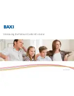 Baxi Platinum Combi HE A Introduction Manual preview