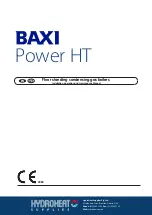 Baxi Power HT 1.1000 Installation, Operation And Maintenance Manual preview