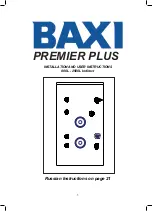 Baxi PREMIER PLUS 1000L Installation And User Instructions Manual preview
