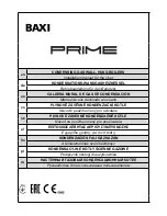 Baxi PRIME 24 Installation Manual preview