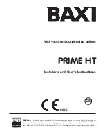 Preview for 1 page of Baxi PRIME HT 1.120 Installers And Users Instructions