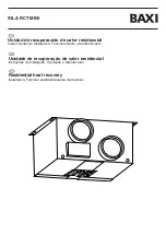 Baxi SILA RCT MINI Installation, Function And Maintenance Instructions preview