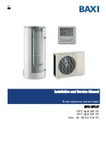 Baxi SPC SPLIT Installation And Service Manual preview