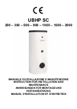 Baxi UBHP SC 1000 Instruction For Installation And Maintenance предпросмотр