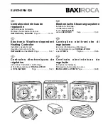 baxiroca ELFATHERM E25 Installation, Assembly And Operating Instructions For The Installer And User предпросмотр