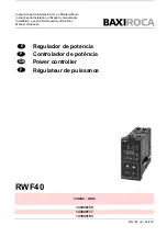 baxiroca RWF40 Installation, Use And Maintenance Instructions preview