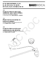 Preview for 1 page of baxiroca SY 50 INOX SATINADO Assembly