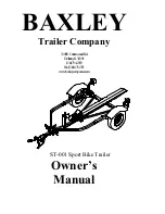 Preview for 1 page of BAXLEY ST-001 Owner'S Manual