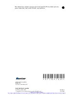 Предварительный просмотр 128 страницы Baxter Healthcare Corporation 2M8151 Operator'S Manual