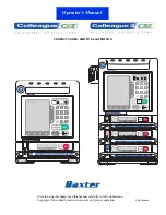 baxter 2M91617A Operator'S Manual предпросмотр