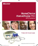 baxter HomeChoice Manual предпросмотр