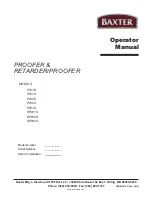 Предварительный просмотр 1 страницы baxter PW1E Operator'S Manual