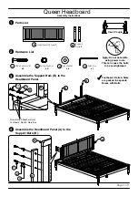 Baxton Studio 0004 Assembly Instructions Manual предпросмотр