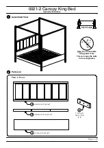 Baxton Studio 0021-2 Assembly Instructions Manual предпросмотр