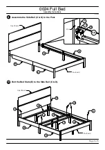 Предварительный просмотр 5 страницы Baxton Studio 0024 Full Bed Assembly Instructions