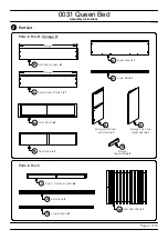 Предварительный просмотр 2 страницы Baxton Studio 0031 Queen Bed Assembly Instructions Manual