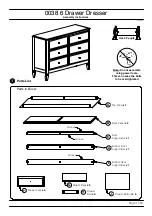 Предварительный просмотр 1 страницы Baxton Studio 0038 6 Drawer Dresser Assembly Instructions Manual