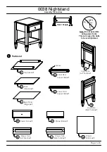 Предварительный просмотр 1 страницы Baxton Studio 0038 Nightstand Assembly Instructions Manual