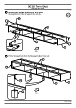 Предварительный просмотр 5 страницы Baxton Studio 0038 Twin Bed Assembly Instructions Manual