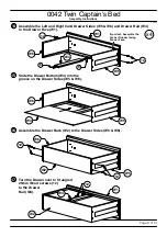 Предварительный просмотр 9 страницы Baxton Studio 0042 Twin Captain's Bed Assembly Instructions Manual