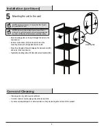 Предварительный просмотр 8 страницы Baxton Studio 1002 928 653 Use And Care Manual