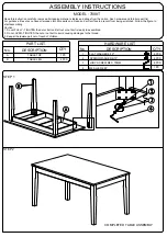 Предварительный просмотр 2 страницы Baxton Studio 319C Assembly Instruction