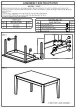 Предварительный просмотр 2 страницы Baxton Studio 329C Assembly Instruction