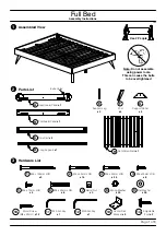 Preview for 1 page of Baxton Studio Amira Full Bed 20180 Assembly Instructions Manual