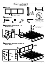 Предварительный просмотр 9 страницы Baxton Studio Aras Full / Queen Headboard Assembly Instructions Manual