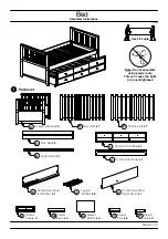 Предварительный просмотр 1 страницы Baxton Studio Bed MG8005 Assembly Instructions Manual