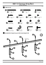 Предварительный просмотр 3 страницы Baxton Studio Canopy King Bed 0021-3 Assembly Instructions Manual