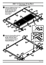 Предварительный просмотр 4 страницы Baxton Studio Canopy King Bed 0021-3 Assembly Instructions Manual