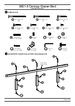 Preview for 3 page of Baxton Studio Canopy Queen Bed 0021-3 Assembly Instructions Manual