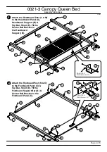 Preview for 4 page of Baxton Studio Canopy Queen Bed 0021-3 Assembly Instructions Manual