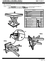 Baxton Studio Everdon SA109 Assembly Instructions предпросмотр