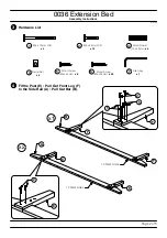 Предварительный просмотр 2 страницы Baxton Studio Extension Bed 0036 Assembly Instructions