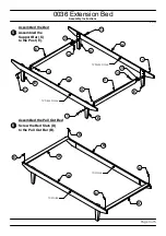 Предварительный просмотр 3 страницы Baxton Studio Extension Bed 0036 Assembly Instructions