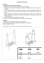 Предварительный просмотр 1 страницы Baxton Studio FMA0298COATHANGER Assembly Instructions