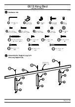 Preview for 2 page of Baxton Studio Full Bed 0013 Assembly Instructions Manual